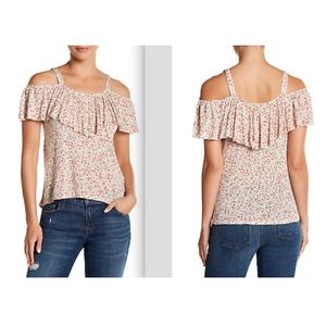 Lucky Brand Cold Shoulder Knit Top